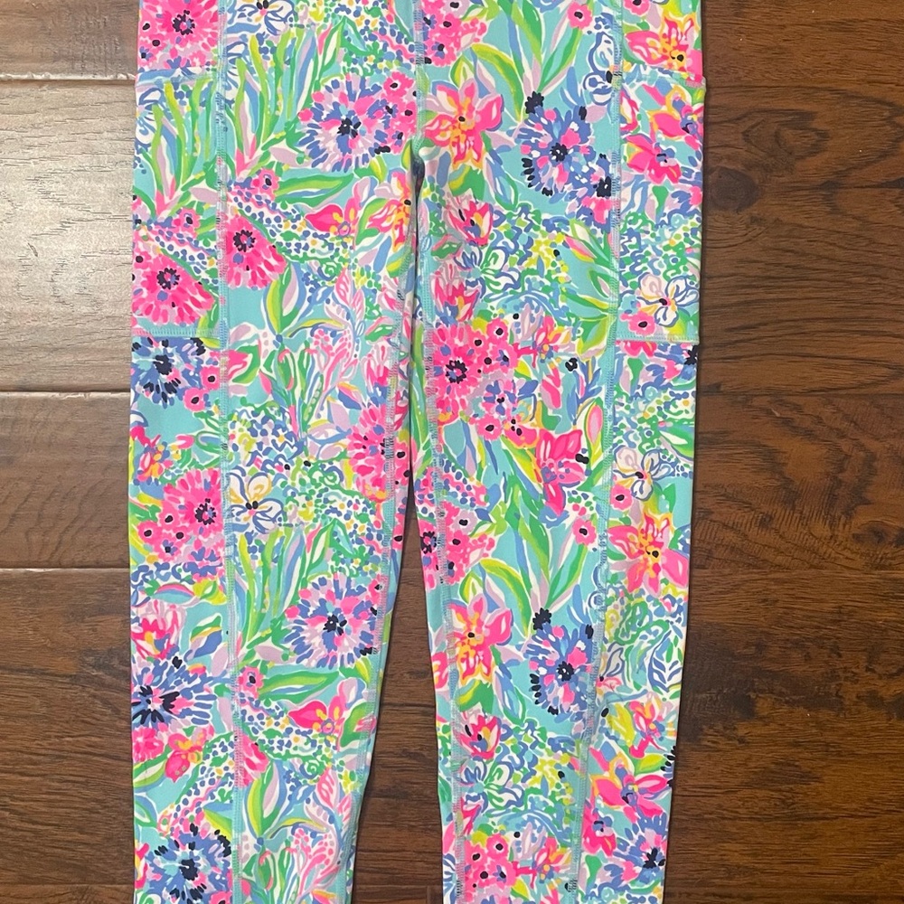 Lilly Pulitzer women’s luxletic weekender high rise leggings size small pink